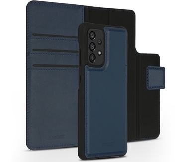 Accezz Premium Leather 2 in 1 Wallet Bookcase Samsung Galaxy A52(s) (5G/4G) - Donkerblauw