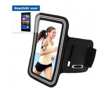 qMust Sport Armband Nokia Lumia 925 (grey/black)