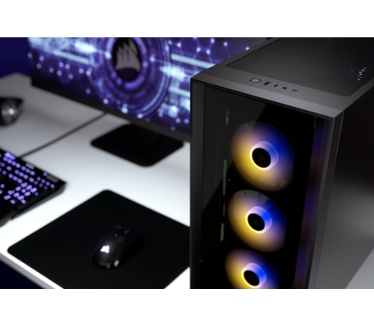 Corsair iCUE 4000X RGB Tempered Glass Zwart