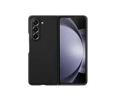 Samsung Galaxy Z Fold5 Vegan Leather Case Zwart