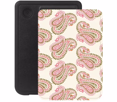 Selencia Vivid Bookcase voor Kobo Clara Colour / Clara BW, Paisley Blush