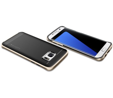 Spigen Neo Hybrid Samsung Galaxy S7 edge Case  Goud