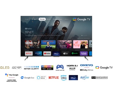TCL 75C635 Zwart