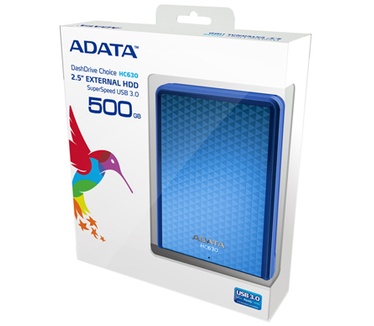 Adata DashDrive Choice HC630 500GB Blauw