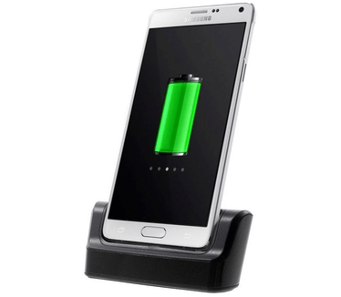 qMust Desktop Dock Samsung Galaxy Note 4 (Black)
