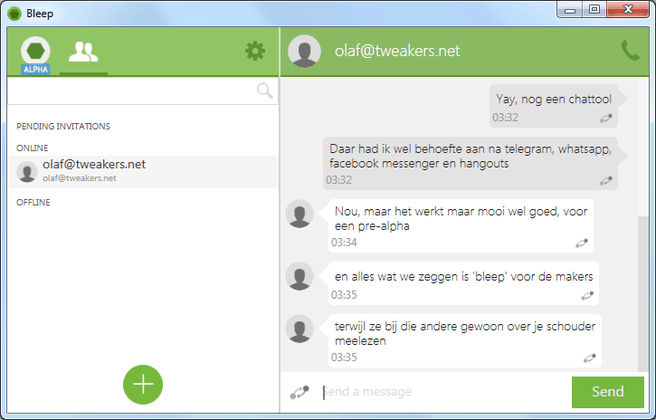 BitTorrent Bleep