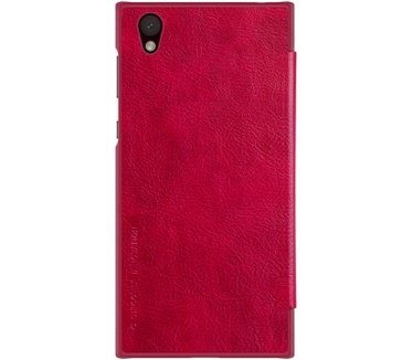 Nillkin Qin PU Leather Book Case - Sony Xperia L1 - Rood Rood