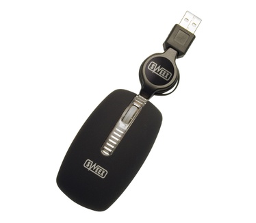 Sweex Notebook Optical Mouse Jet-Black