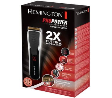 Remington HC7170 ProPower Titanium Ultra Tondeuse - Oplaadbaar Zwart