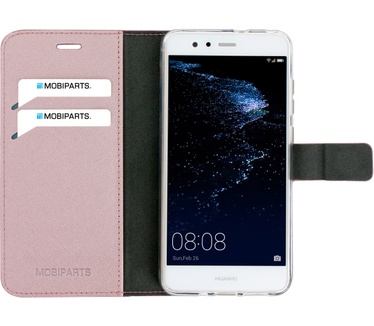 Mobiparts Saffiano Wallet Case Huawei P10 Lite Pink