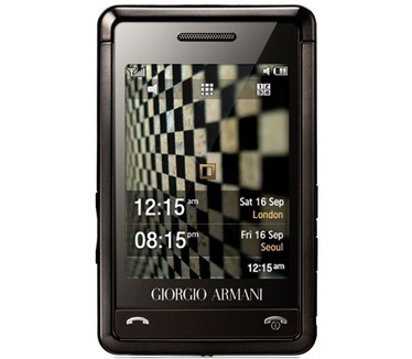Samsung P520 Armani  Zwart