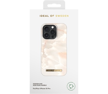 iDeal of Sweden Rose Pearl Marble (iPhone 15 Pro) Beige