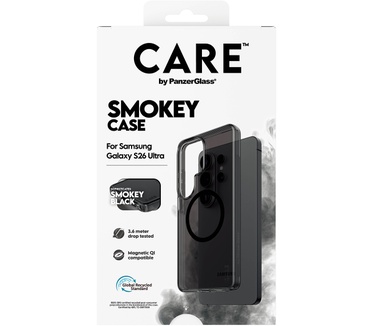 PanzerGlass CARE™ by PanzerGlass® Urban Explorer Case Smokey w. Black Qi Samsung Galaxy S26 Ultra