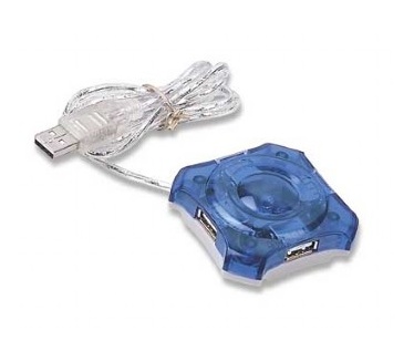 Gembird UHB-C224 (Crystal USB 2.0 hub for 4 USB devices)