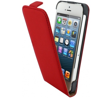 Mobiparts Mobiparts Premium Flip Case Apple iPhone 5 Red