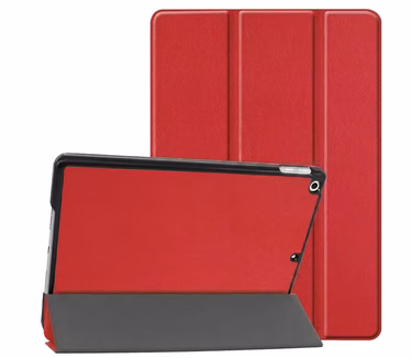 Imoshion Trifold Bookcase voor de Apple iPad 9 (2021) 10.2 inch / iPad 8 (2020) 10.2 inch / iPad 7 (2019) 10.2 inch, Rood