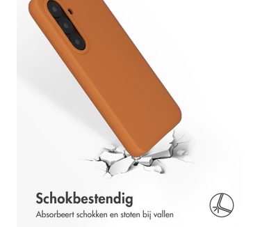 Accezz Liquid Silicone Backcover met MagSafe Samsung Galaxy S26 Plus - Oranje