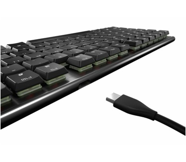 Cherry MX 10.0 (Cherry MX Speed Silver Low Profile) Zwart