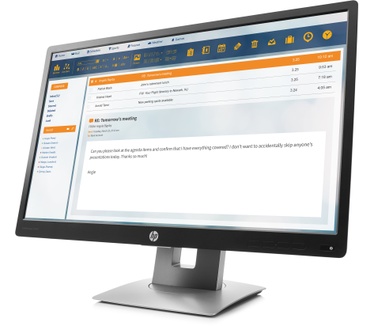 HP EliteDisplay E240 (M1N99AA) Zilver, Zwart