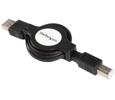Startech.com 4 ft Retractable USB 2.0 Cable A to B - M/M