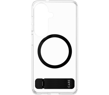 PanzerGlass CARE™ by PanzerGlass® Urban Explorer Case Transparent w. Black Kickstand & Qi Samsung Galaxy S26