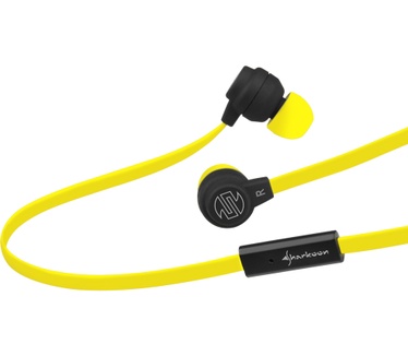 Sharkoon SHARK ZONE EP10 Stereo In-Ear headphone (Geel, Zwart)