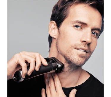 Braun Series9 Elekt. Scheerapparaat Mannen 9297cc, Clean&Charge Station En Lederen Reisetui - Chroom