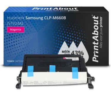 PrintAbout Huismerk Samsung CLP-M660B (ST924A) Toner Magenta