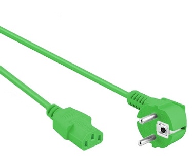 Eeconn Netsnoer, Schuko Haaks - C13, 3x 0.75mm