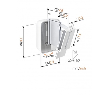 Vogel's Vogels SOUND 3200 luidspreker muurbeugel wit (8151270)