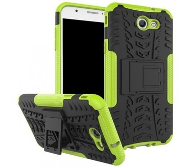 qMust Samsung Galaxy J7 (2017) Rugged Hybrid Hoesje Groen