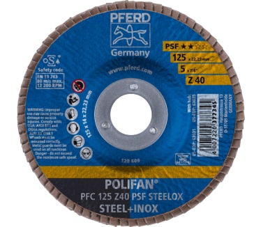 PFERD PFC 125 Z 40 PSF STEELOX