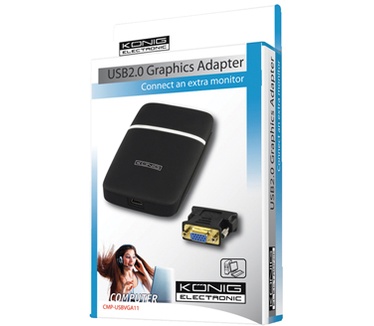Konig USB 2.0 - VGA/DVI