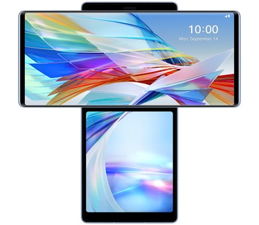 LG Wing Blauw, Paars