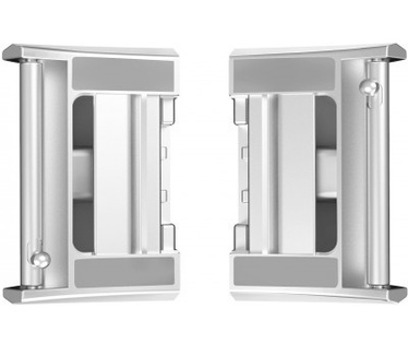 qMust Adapter voor Fitbit Charge 2 Bandje - Zilver