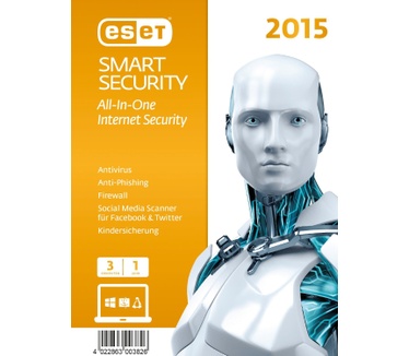 ESET Smart Security 2015 - 3 PC - 1 jaar