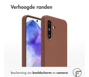 Accezz Liquid Silicone Backcover Samsung Galaxy A36 - New Tea Brown
