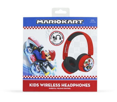 OTL Technologies Mario Kart Kids Wireless Headphones (Rood)