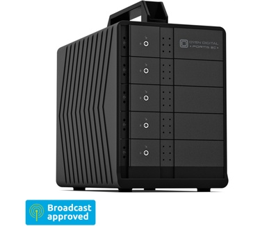 Oyen Digital Fortis 5C 5-Bay USB-C Drive Array + SoftRAID, 50TB 50TB Zwart