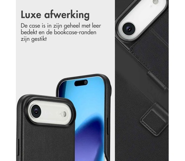 Accezz Leather Bookcase 2-in-1 met MagSafe