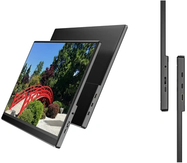 Japannext Draagbaar touchscreen 15,6 inch IPS Full HD (1920 x 1080) | geïntegreerde mini-HDMI (x1) USB-C (x1) jackstekker (x1) | G-Sync/FreeSync | JN-MD-i156F-T-LE