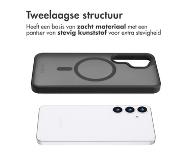 Accezz Rugged Frosted Backcover met MagSafe