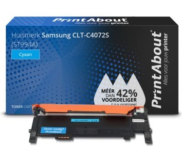 PrintAbout Huismerk Samsung CLT-C4072S (ST994A) Toner Cyaan
