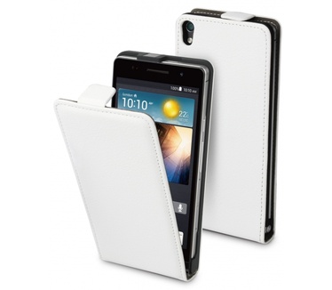 Muvit Huawei Ascend P6 Slim Case + screen protector (white)