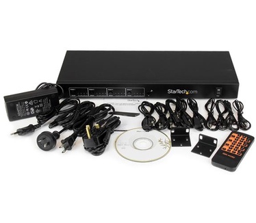 Startech.com 4x4 HDMI matrix switcher en HDMI over HDBaseT CAT5 extender 70 m