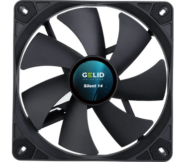 Gelid Solutions Silent 14 - Black, 140mm