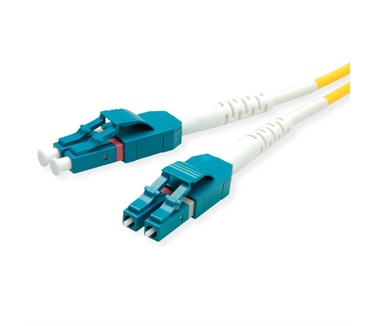 Roline Glasvezelkabel duplex, single mode 9/125µm OS2, LC/LC, geel, 7 m
