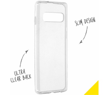 Accezz Clear Backcover Samsung Galaxy S10 (Galaxy S10) Transparant
