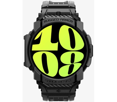 Spigen Rugged Armor Pro Case Samsung Galaxy Watch7 40mm Zwart