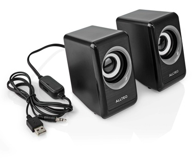 Allteq Computer luidspreker USB en Jack